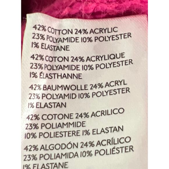 Pilcro Classic Longline Cardigan Sweater Pink Fuchsia XS - Picture 7 of 13